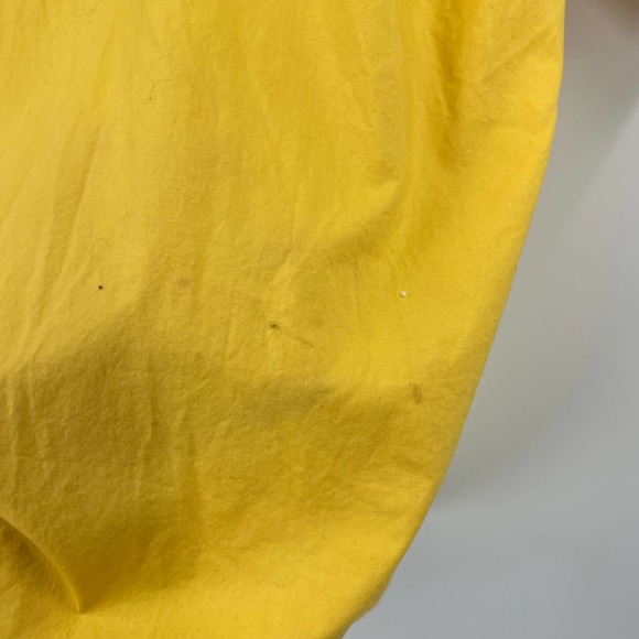 Carhartt Yellow Casual Button Down Short Sleeve Collared Vented Shirt XL Tall - Picture 6 of 8